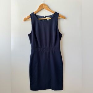 J.‎ Crew Navy Blue Sheath Casual Dress Size 2